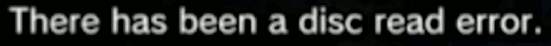 disc read error